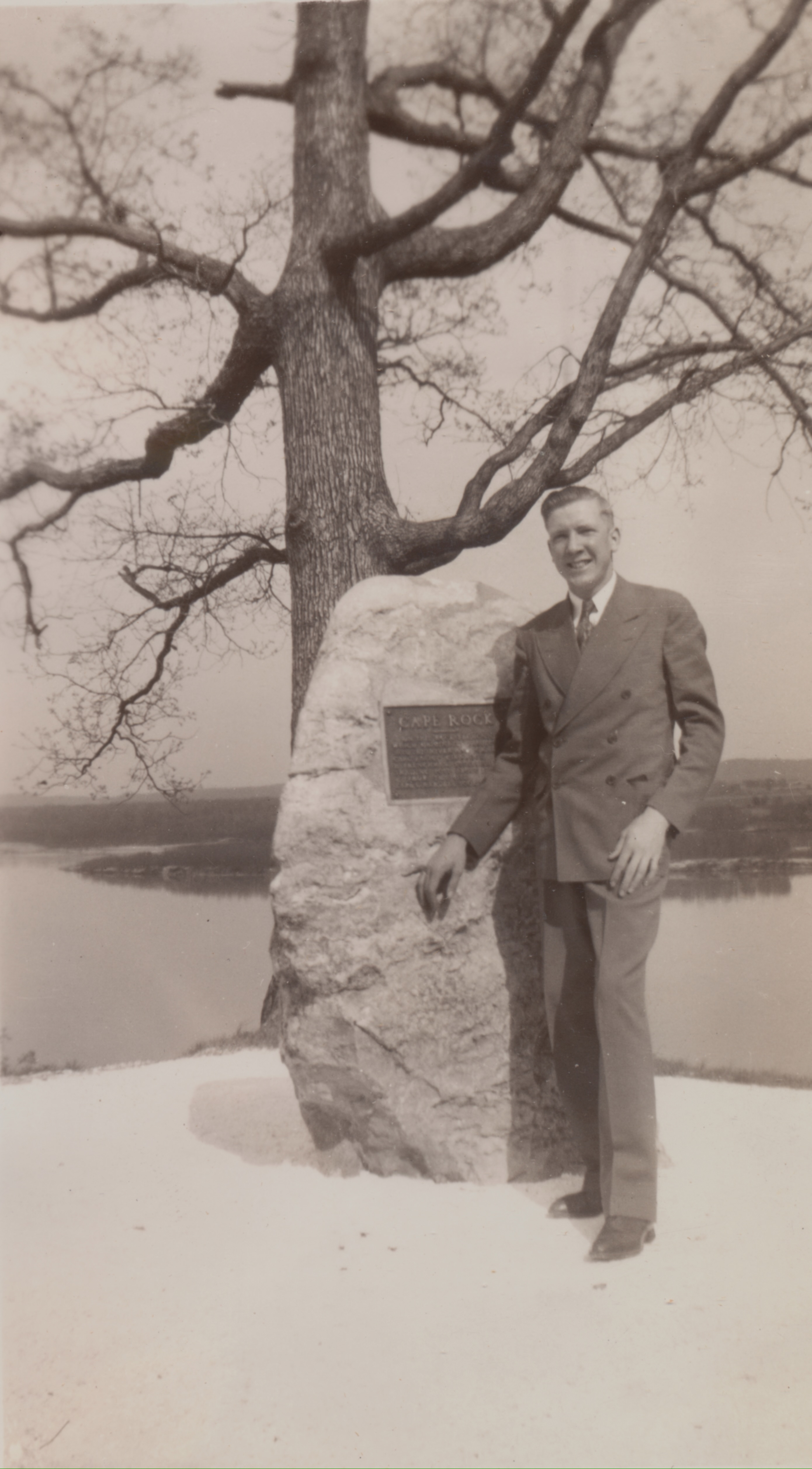  Francis at Cape Rock - Easter - April 1942 