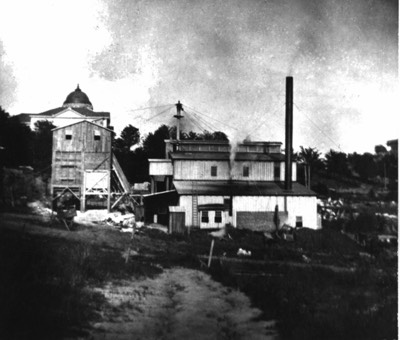  Edward Regnhard Quarry looking west to east.  Dome of Academic Hall in background. 