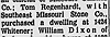 Tom Regenardt buys home in Cape - SE Missourian 5 Jul 1970 pg 2 col 7