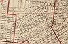 August Ackenhausen St Louis map showng Block 643 - Jefferson at 12th - from 1870 map of STL