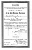 Vera Pauline Stevenson to Charles Boyce marriage certificate
