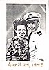 Irlene & Bill Abram wedding photo