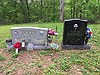 Scott Jackson and his father Sam G Jackson gravestones copy