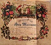 George W King to Elizabeth Stephens Marriage Certificate 1871