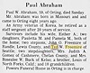 Ted Freemire in Paul Abraham Obit News Tribune (Tacoma) 22 Apr 1980 pg 5