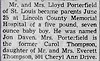 Jon Daven Porterfiled Birth - OFallon, MO Comunity News 4 Jul 1962 pg 7 col 5