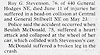 Roy G. Stevenson Death Announcement - Albuquerque Journal 15 Jun 1985 pg 23 (B3) col 5 Roy G. Stevenson Death Announcement - Albuquerque Journal 15 Jun 1985 pg 23 (B3) col 5