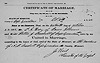 Hattie J Casebolt to E. S. Frey Marriage Certificate 13 Oct 1873