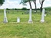 Eveline Haile Woodfin gravemarker - 2nd fronm right