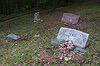 Noel and Annie Lewis marker in forground