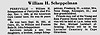 William H Scheppelman Obit SE Missourian 3 Nov 1985 pg 5 col 1 William H Scheppelman Obit SE Missourian 3 Nov 1985 pg 5 col 1