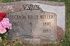 Lucenda Belle Miller gravestone