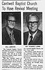 Rev Burnell Lewis - Revival The Daily Journal (Flat River, MO) 4 Nov 1971 pg 2 col 4