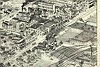 Levi Ashbrook Packing House 1876 Bird's Eye View - 2 buildings labeled with the number 12.