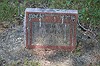 Issom R Lewis grave marker - taken 2012