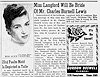 Charles Burnell Lewis wedding announcement to Alice Langford Fort Worth Star Telegram 7 Sep 1952 pg 45 (Sec 3 pg 5)