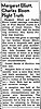 Charles Bloom to Margaret Elliot Rigister-Pajorian Wed 19 Oct 1949 pg 5 Col 5 Charles Bloom to Margaret Elliot Rigister-Pajorian Wed 19 Oct 1949 pg 5 Col 5