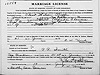 Clent Wilson Proffer to Alreda Flowers Marriage License 21 Jun 1946 - Cape Girardeau County