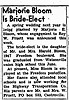 Majorie Bloom bride-elect Register-Pajorian 18 Sep 1952 pg 5 col 7