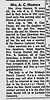 Mathilda Kurre Masters Obit SE Missourian 28 Feb 1964 pg 2