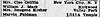 Mack, William J to Mrs. Imogene Kreher Marriage License STL Globe Democrat 11 Apr 1945 pg 8A