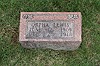 Orpha Lewis grave marker Orpha Lewis grave marker