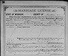 William E Gregor to Mecca Casebolt Marriage License Butler County, Missouri