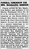 Madalena Heberer nee Wolf Obit St. Louis Star and Times 6 Jul 1938 pg 13