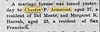 Chester Armacost to Margaret K Harrah - Monterey Daily Cypress 8 Aug 1917 pg 2 col 1