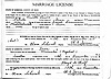Orville Lewis to Jewel Dennison Marriage License 11 Dec 1935