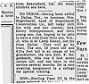 trip to Texas 1 Oct 1943 SE Missourian