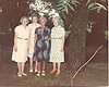 Jerome Lewis Collection 4 daughters - Avis, Vela, Inez, and Wana - July 5, 1981