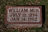 William McKinley Regenhardt gravestone