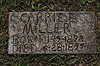 Carrie Miller grave marker