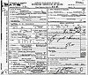 John Wesley Robinson Death Certificate