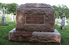 William Regenhardt family gravestone - front view