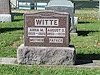 Anna Englebrecht and August Witte gravestone