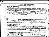 John W Miller to Sarah Stevens Marriage License