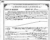 Andrew Lewis to Mary McKensie Marriage License