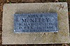 John R McNeely new gravestone
