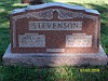 James Wesley Stevenson and Mary Anna Ruble gravestone James Wesley Stevenson and Mary Anna Ruble gravestone