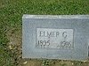 Elmer G gravestone