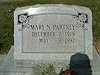 Mary Norean Miller Partney grave marker - Meadows Cemetery