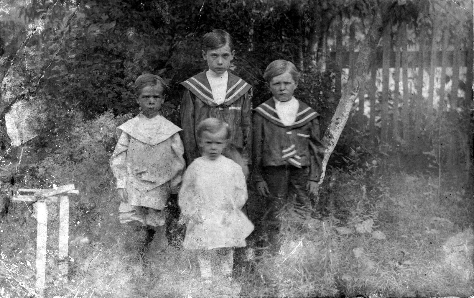 Sons of Jay and Martha Miller - Sam, Wilbert, Winfred and Posey